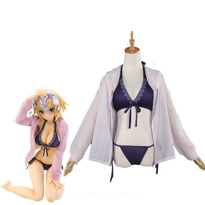Fate/Grand Order Jeanne d'Arc Summer Swimwear Cosplay Costume