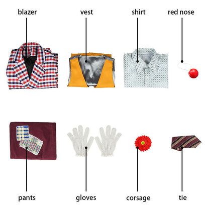 Joker 2019 Joker Checkered Blazer Cosplay Costumes