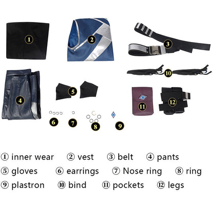 Valorant Fade Cosplay Costumes