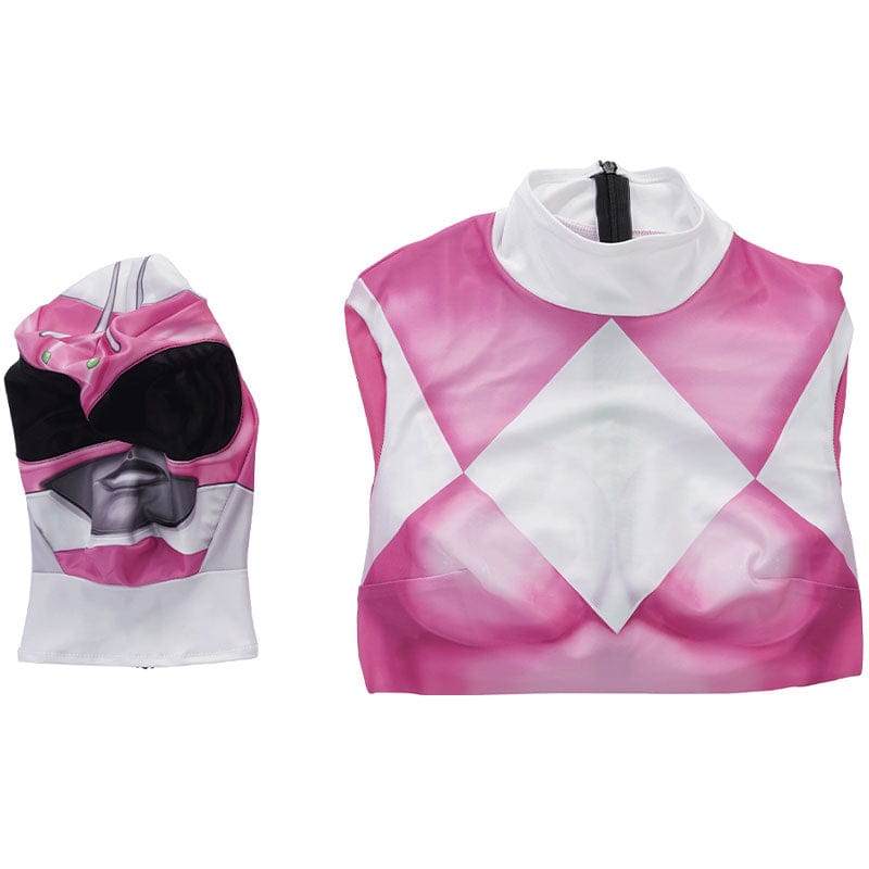 Mighty Morphin Power Rangers Ptera Ranger Pink Ranger Cosplay Costumes
