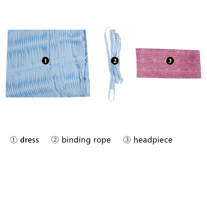 The Little Mermaid 2023 Ariel Blue Cosplay Costume