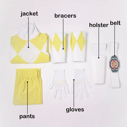Mighty Morphin Power Rangers Trini Kwan Yellow Female Costumes