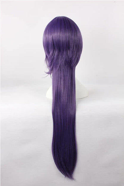 95cm Purple Detached Hakuouki Saitou Hajime Cosplay Wig