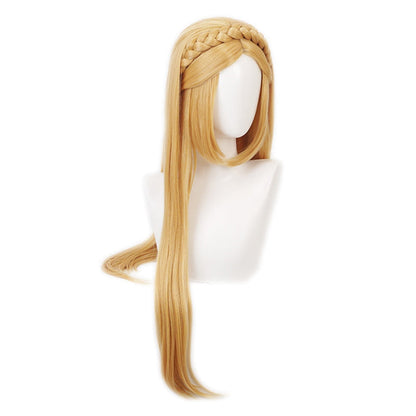 The Legend of Zelda Breath of the Wild Princess Zelda Long Blonde Cosplay Wigs
