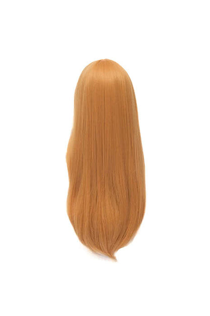 55cm Orange Straight Soryu Asuka Langley Cosplay Wig