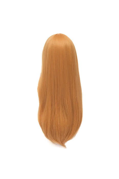 55cm Orange Straight Soryu Asuka Langley Cosplay Wig