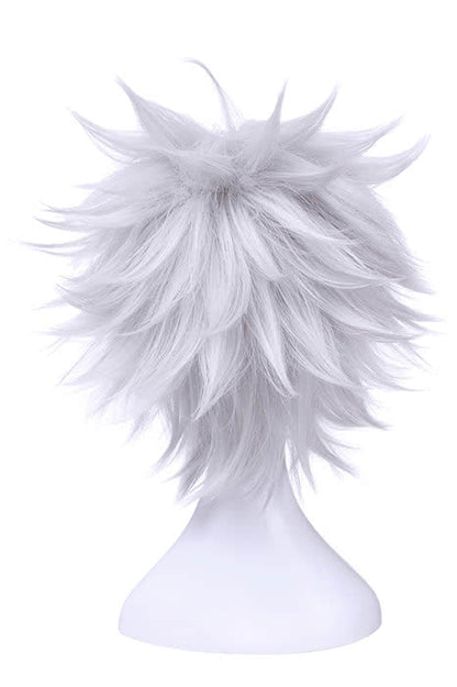 35cm Silver Gray Short Gintama Sakata Gintoki Cosplay Wig