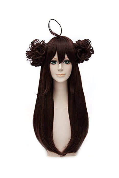65cm Long Brown Kantai Collection Kongou Cosplay Wig
