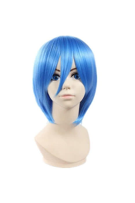 30cm Blue Rei Ayanami Cosplay Wig