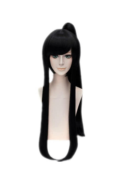 100cm Black Straight D.Gray-man Yu Kanda Cosplay Wig
