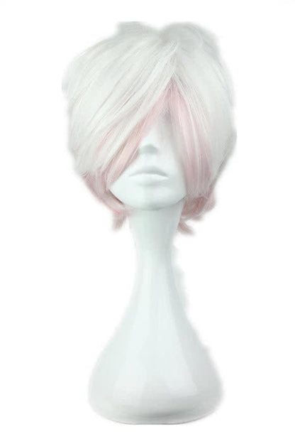 32cm Short Gradient White Diabolik Lovers Subaru Sakamaki Cosplay Wig