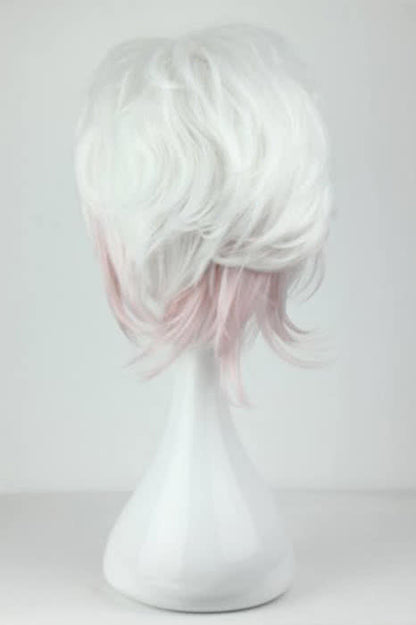 32cm Short Gradient White Diabolik Lovers Subaru Sakamaki Cosplay Wig
