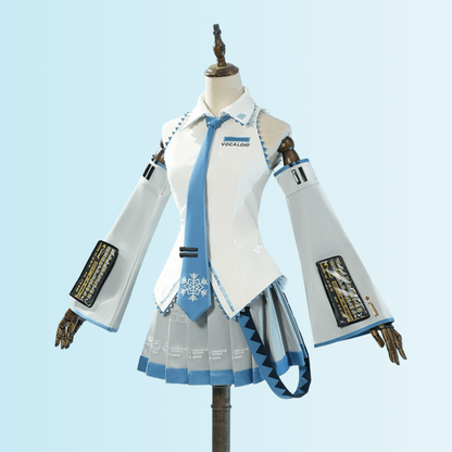 omgcos Snow Virtual Singer Winter Cosplay Costume