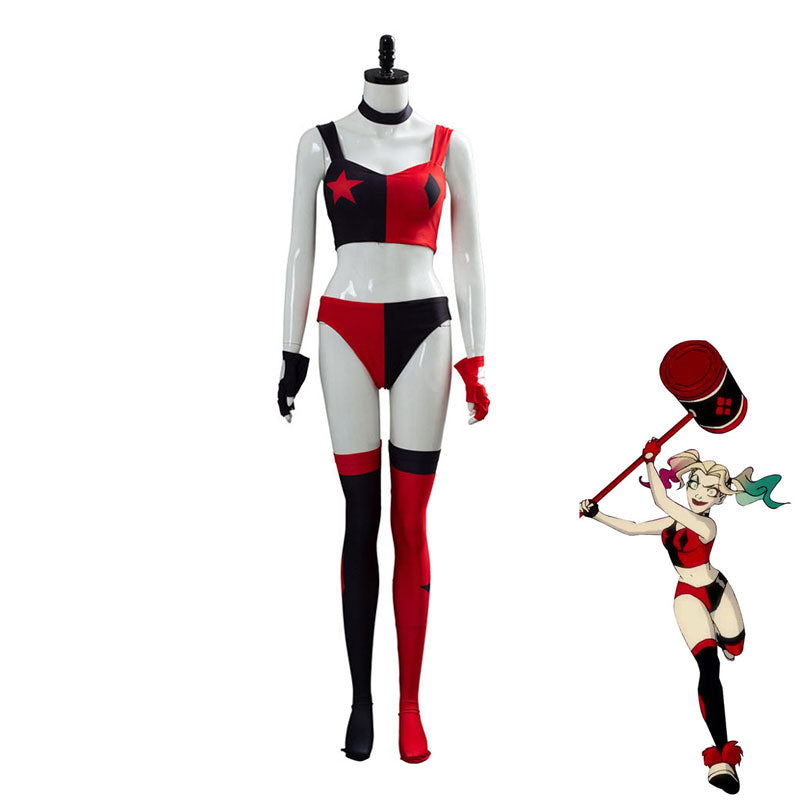 The Suicide Squad Harley Quinn Outfits Cosplay Costumes