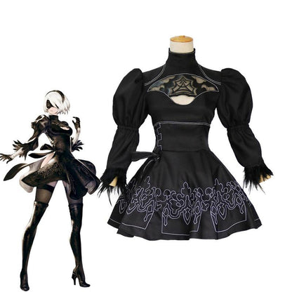 Nier: Automata 2B YoRHa No.2 Type B Cosplay Costumes