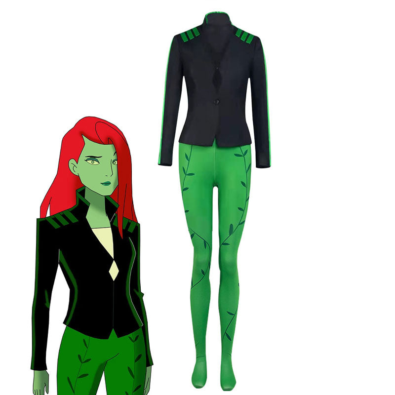 The Suicide Squad Poison Ivy Halloween Cosplay Costumes