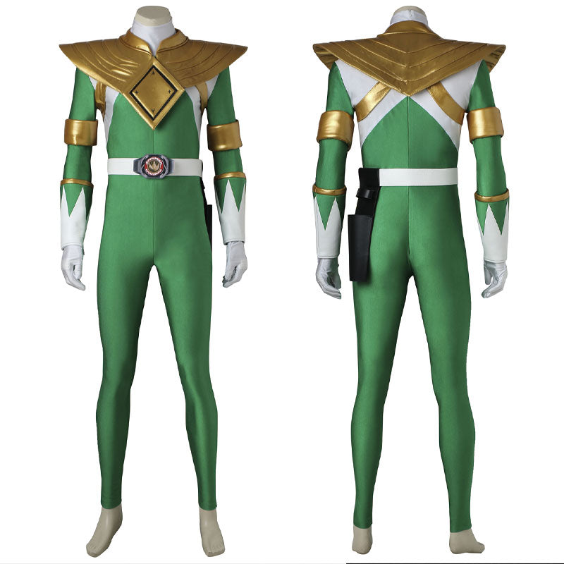 Mighty Morphin Power Rangers Tommy Oliver Green Ranger Top Costumes