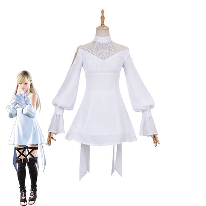 Final Fantasy Minfilia Warde White Cosplay Costumes