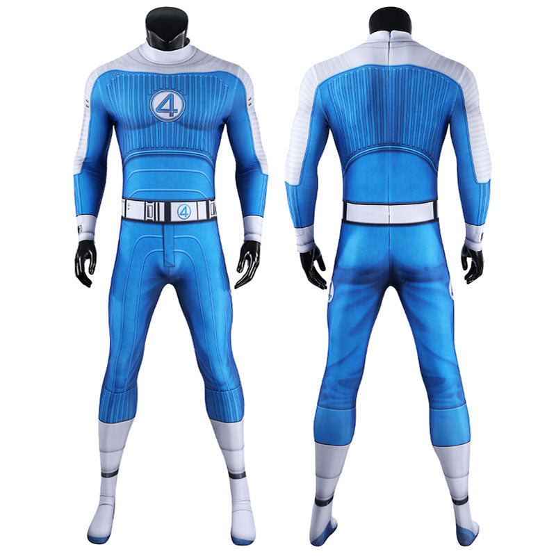 Movie The Fantastic Four: First Steps The Thing Ben Grimm Jumpsuit Cosplay Costumes