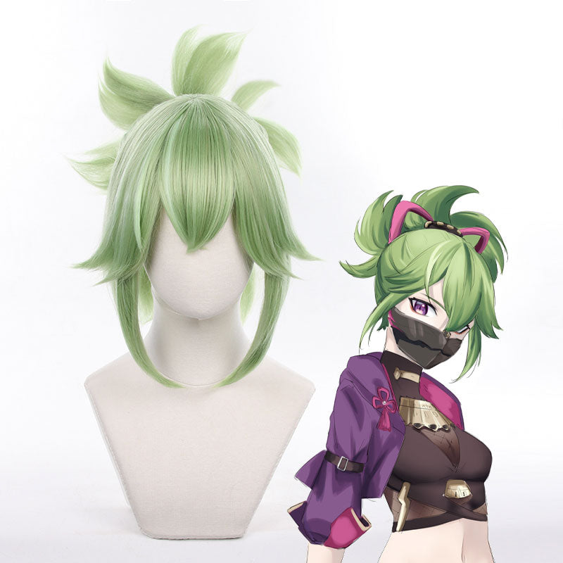 Genshin Impact Kuki Shinobu Cosplay Wigs