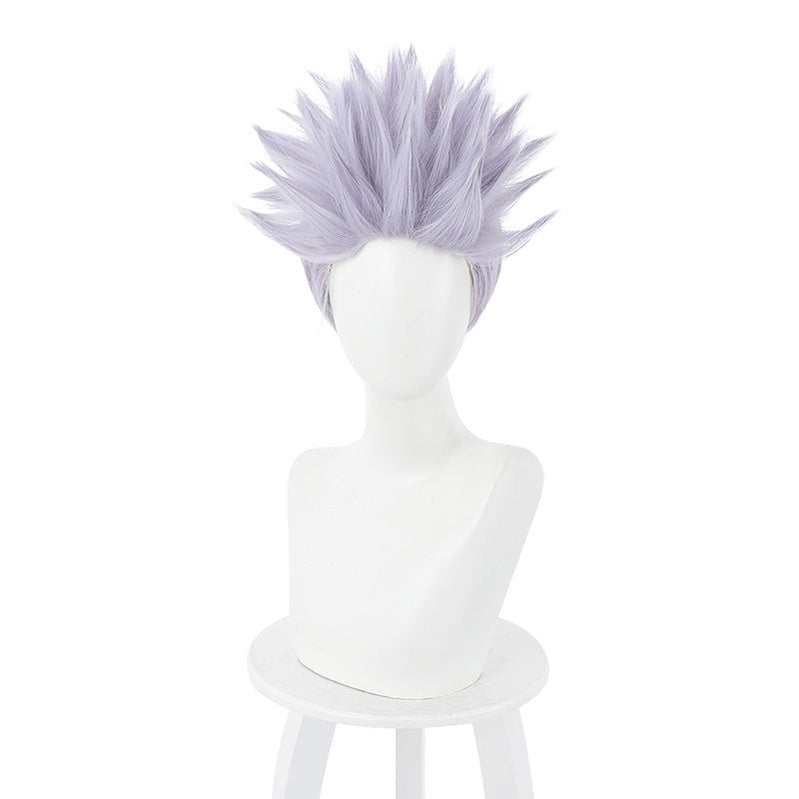Jujutsu Kaisen Satoru Gojo Short Purple Cosplay Wigs
