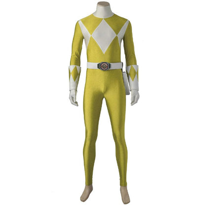 Mighty Morphin Power Rangers Trini Kwan Yellow Ranger Male Cosplay Costumes