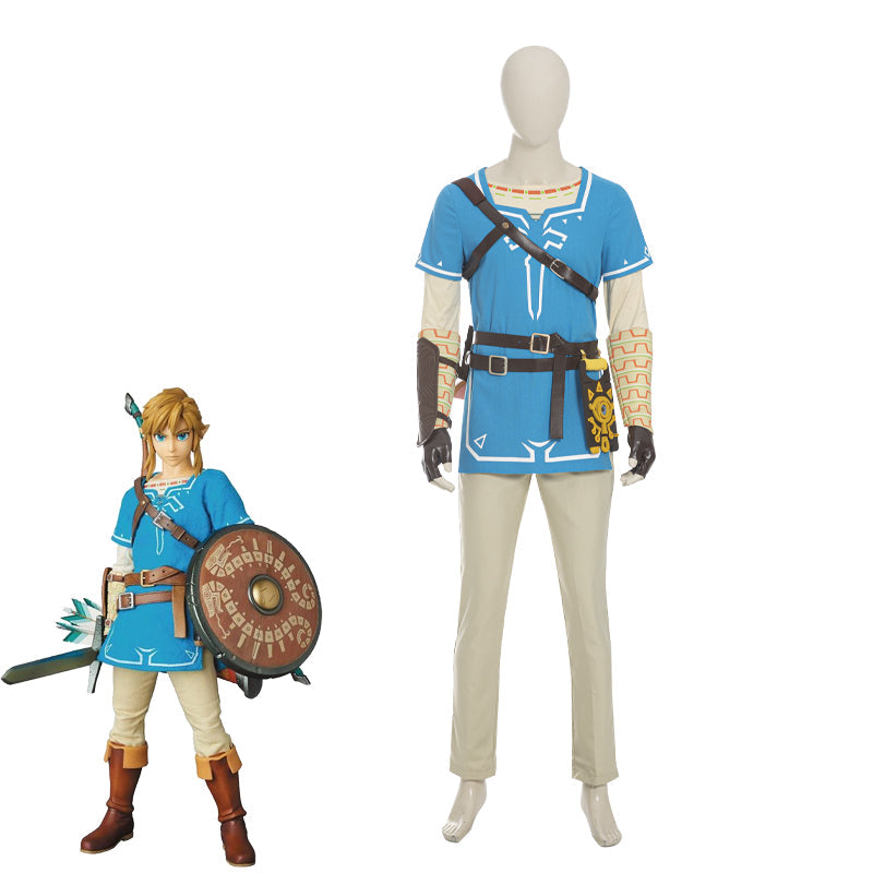 The Legend of Zelda: Breath of the Wild Link Fullset Cosplay Costumes