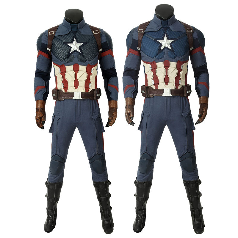Avengers: Endgame Steven Rogers Captain America Cosplay Costumes