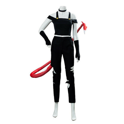 Anime Hazbin Hotel Angel Dust Balck Fullset Halloween Cosplay Costumes