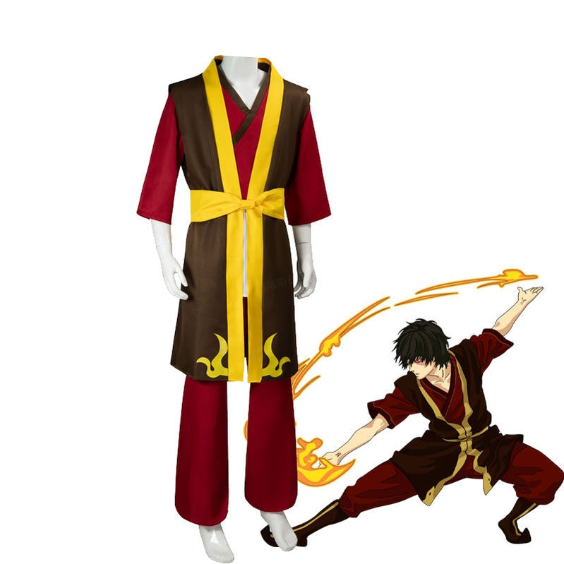 Avatar: The Last Airbender Prince Zuko Outfit Cosplay Costumes
