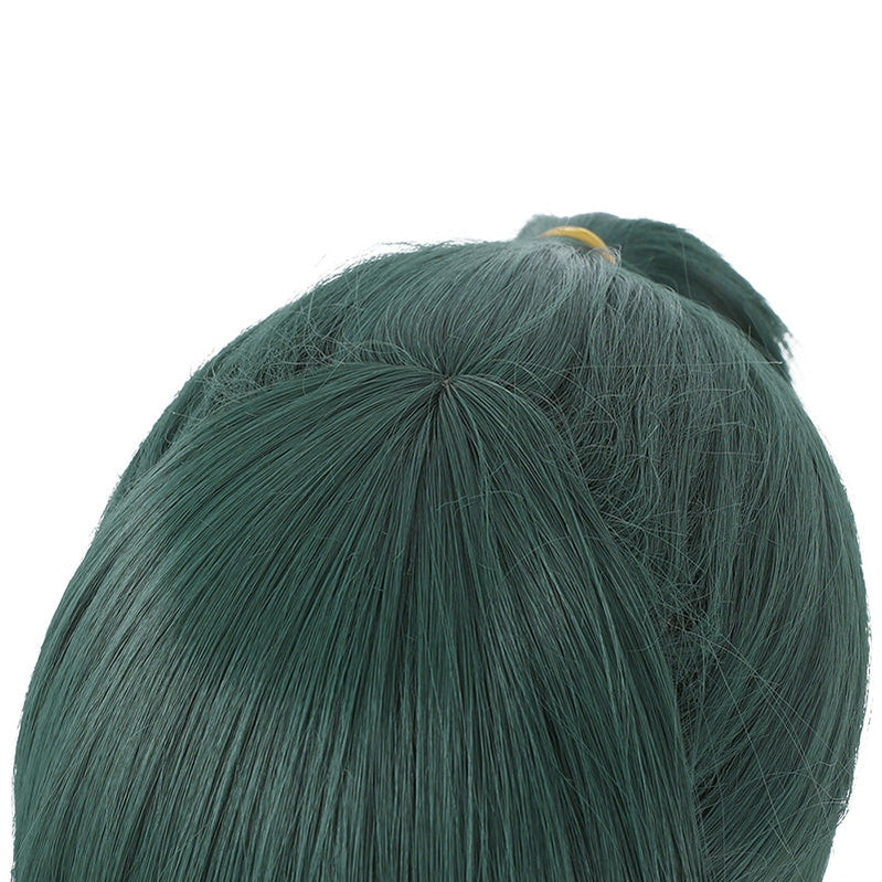 Jujutsu Kaisen Maki Zenin Long Dark Green Cosplay Wigs