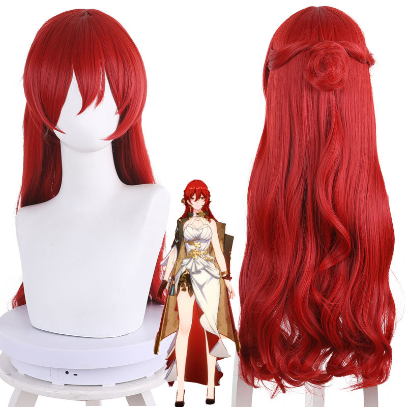 Honkai: Star Rail Himeko Cosplay Wigs