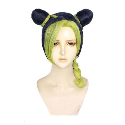 JoJo's Bizarre Adventure Stone Ocean Jolyne Cujoh Mixed Light Green Cosplay Wigs