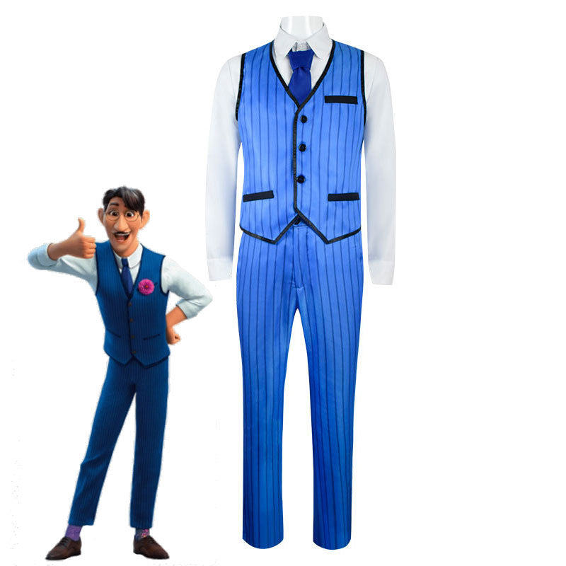 Encanto Agust¨ªn Madrigal Uniform Cosplay Costumes