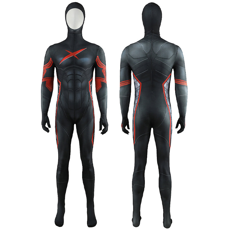 Earth-27 Red X Jumpsuit Cosplay Costumes