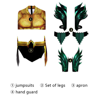 Aquaman 2 The Lost Kingdom Arthur Curry Male Jumpsuit Costumes
