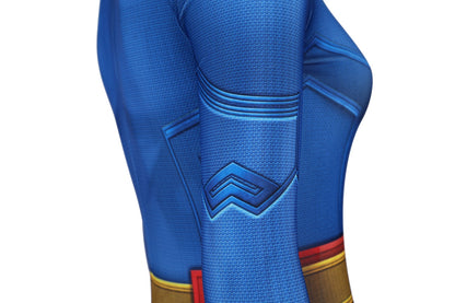 Superman 2025 Legacy Supergirl Jumpsuit with Cloak Cosplay Costumes