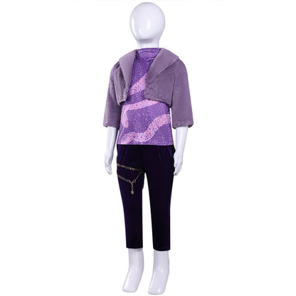 Zoo 2 Non-Mammalians Rise Gazelle Purple Wool Outfit Cosplay Costumes