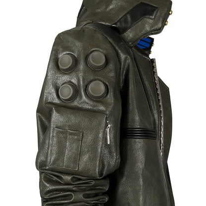 Cyberpunk 2077 V PU Leather Top Level Full Set Cosplay Costumes