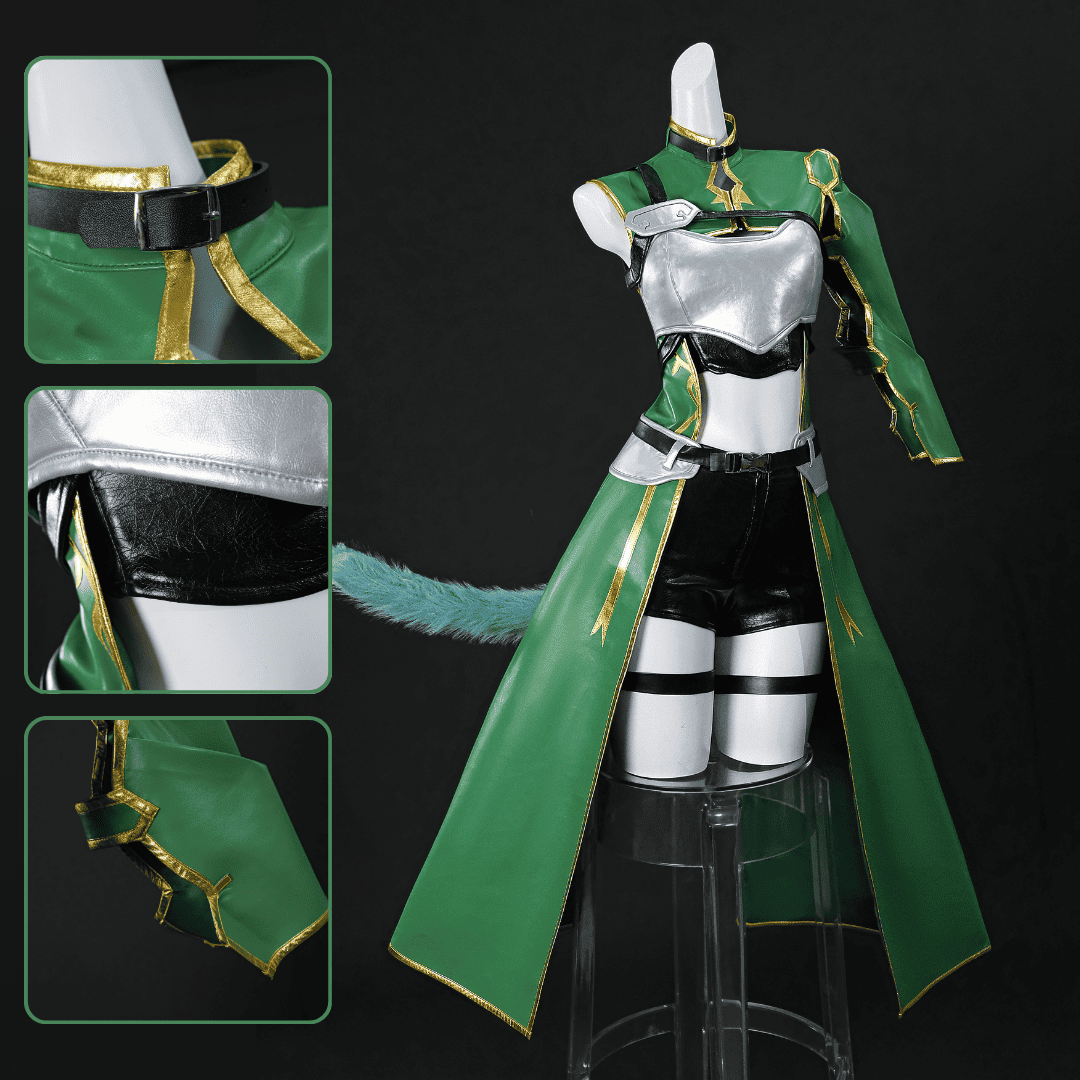 omgcos SAO Shino Asada Cait Sith Cosplay Costume