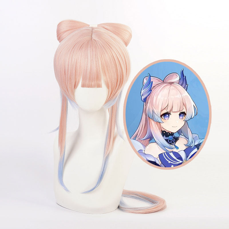 Genshin Impact Sangonomiya Kokomi Pink Halloween Cosplay Wigs