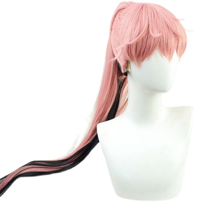 Jujutsu Kaisen Yuji Itadori Female Pink Black Cosplay Wigs