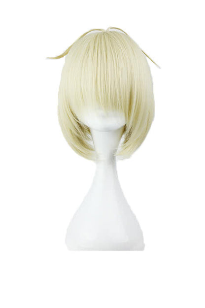 Blue Exorcist Shiemi Moriyama Short Gold Anime Cosplay Wigs