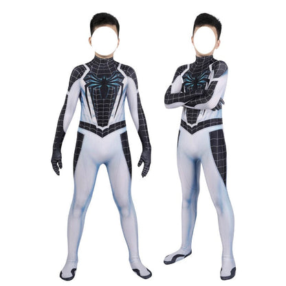 Spider-Man Negative Suit Jumpsuit Child Cosplay Costumes