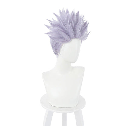 Jujutsu Kaisen Satoru Gojo Short Purple Cosplay Wigs
