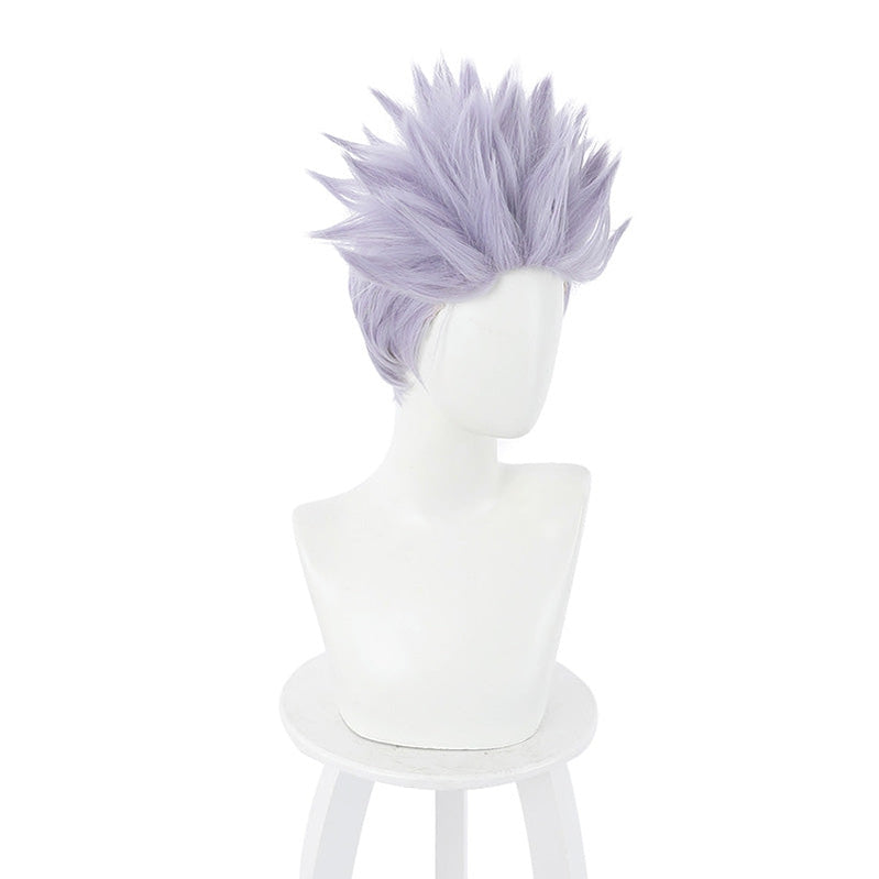 Jujutsu Kaisen Satoru Gojo Short Purple Cosplay Wigs