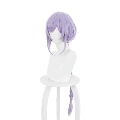 Genshin Impact QiQi Purple Braid Cosplay Wigs