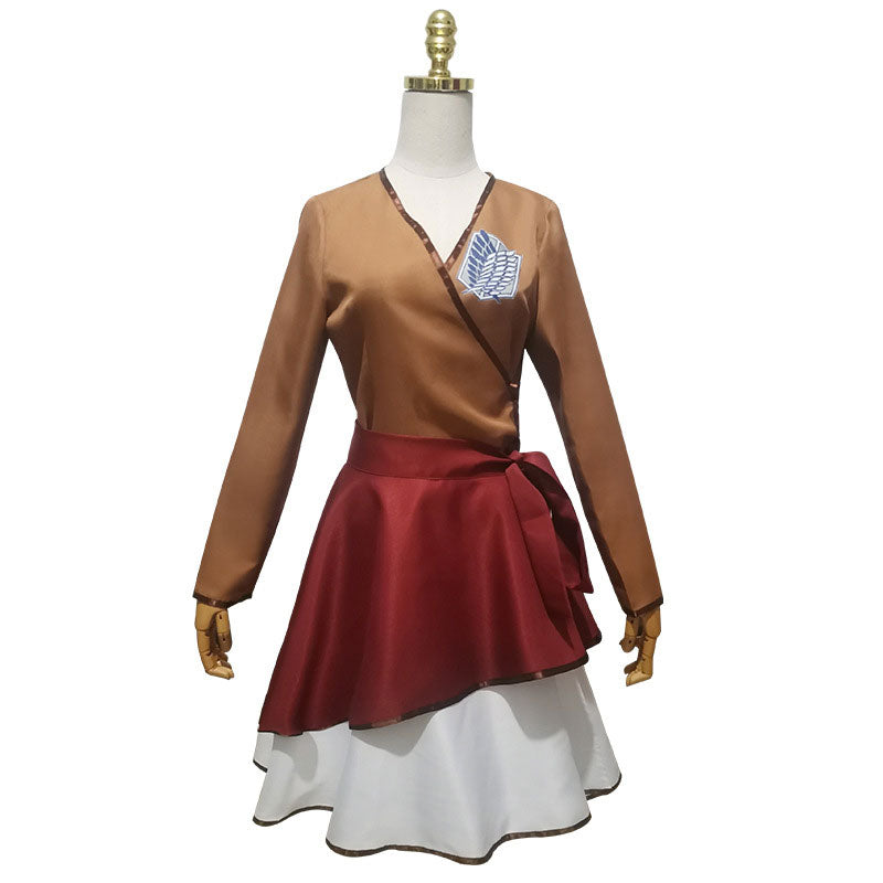 Attack on Titan Levi Ackerman Survey Corps Lolita Kimono Cosplay Costumes