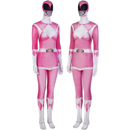 Mighty Morphin Power Rangers Ptera Ranger Pink Ranger Cosplay Costumes