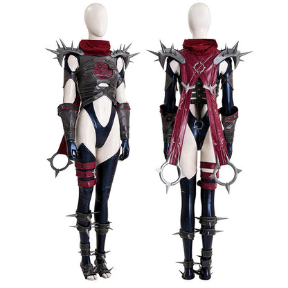 Marvel Rivals Invisible Woman Malice Skin Showcase Cosplay Costumes